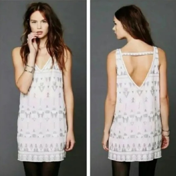 Free People Frances Bean Beaded Shift Dress—S - Picture 1 of 15